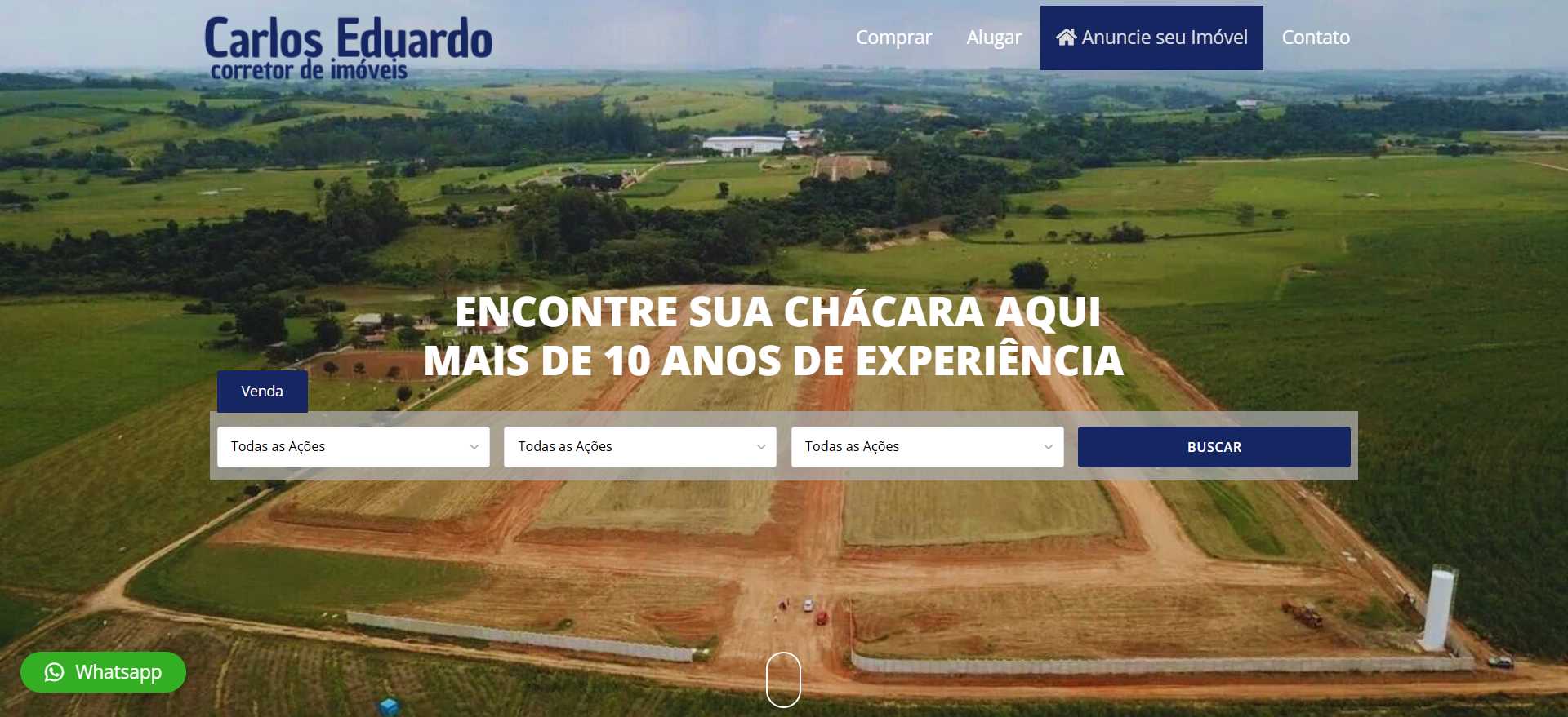 Site para corretor em Birigui - SP