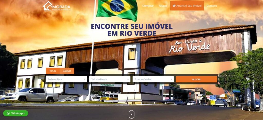 site para corretores de imoveis em Goias